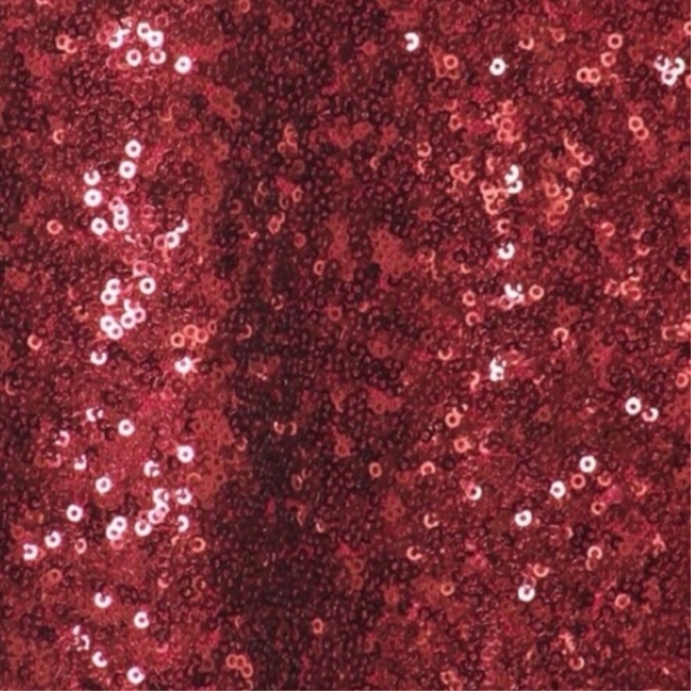 Burgundy Sequins Dress - Picture 5 of 5